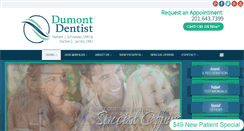 Desktop Screenshot of dumontdentist.com